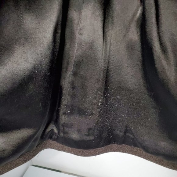 Mackage Odilia brown wool leather sleeves coat. Size XS - Picture 7 of 10